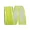 JAM Paper 1.5" x 25yd. Sheer Satin Edge Metallic Ribbon
